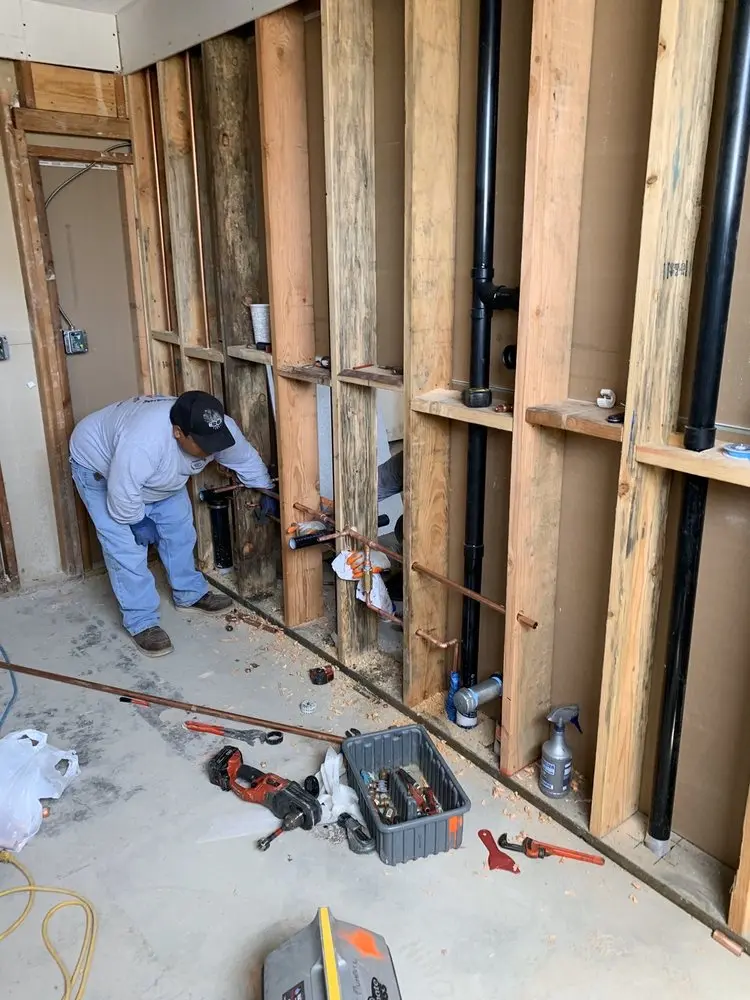 Commercial rough-in plumbing for Commercial Plumbing in Abington